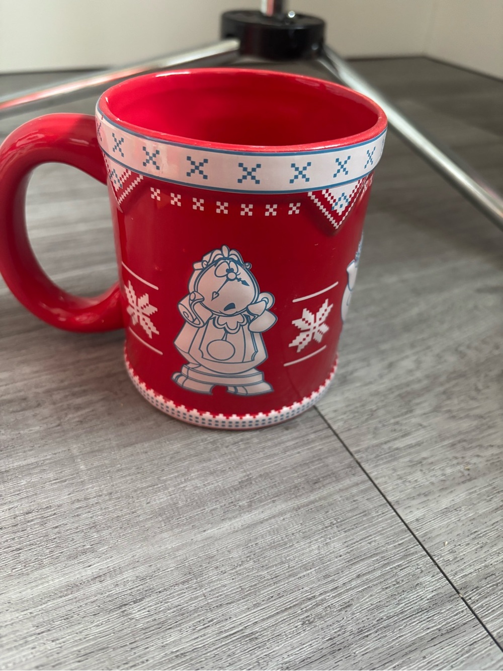 Beauty and the Beast Holiday Themed Ceramic Mug